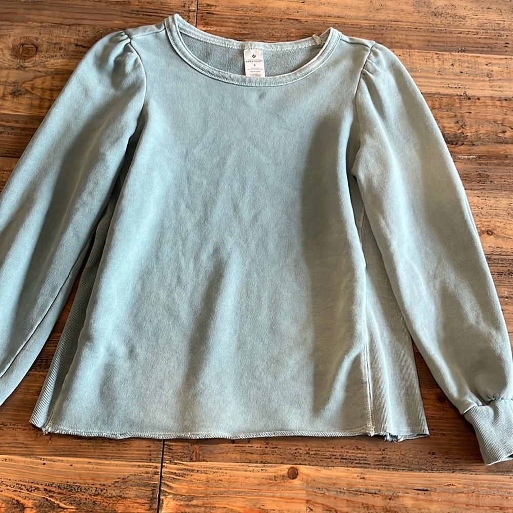 Women’s French Terry Puff Sleeve Sweatshirt